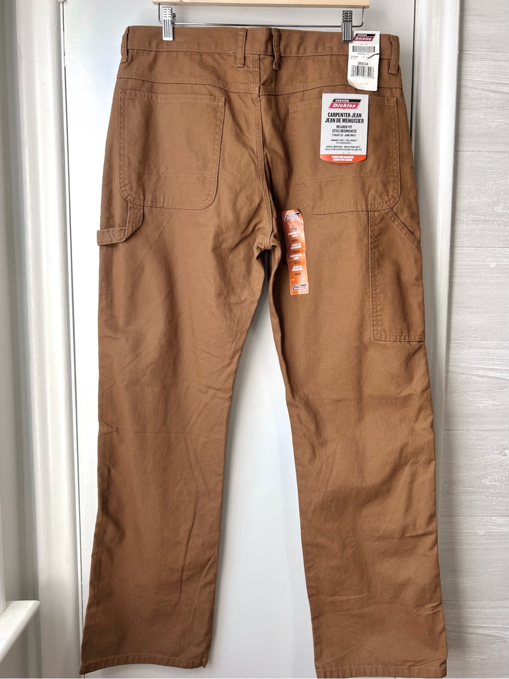 Nwt Dickies Carpenter Jean Brown